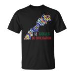 Moroccan Heritage T-Shirt – Zellij Map Design - Image 4