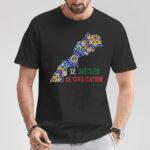 Moroccan Heritage T-Shirt – Zellij Map Design